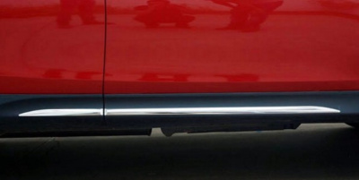 Toyota RAV4 (13–14) Молдинги на низ дверей, 4 части, ABS хром.