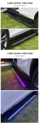 Audi Q7 (19-) выдвижные электропороги с LED подсветкой